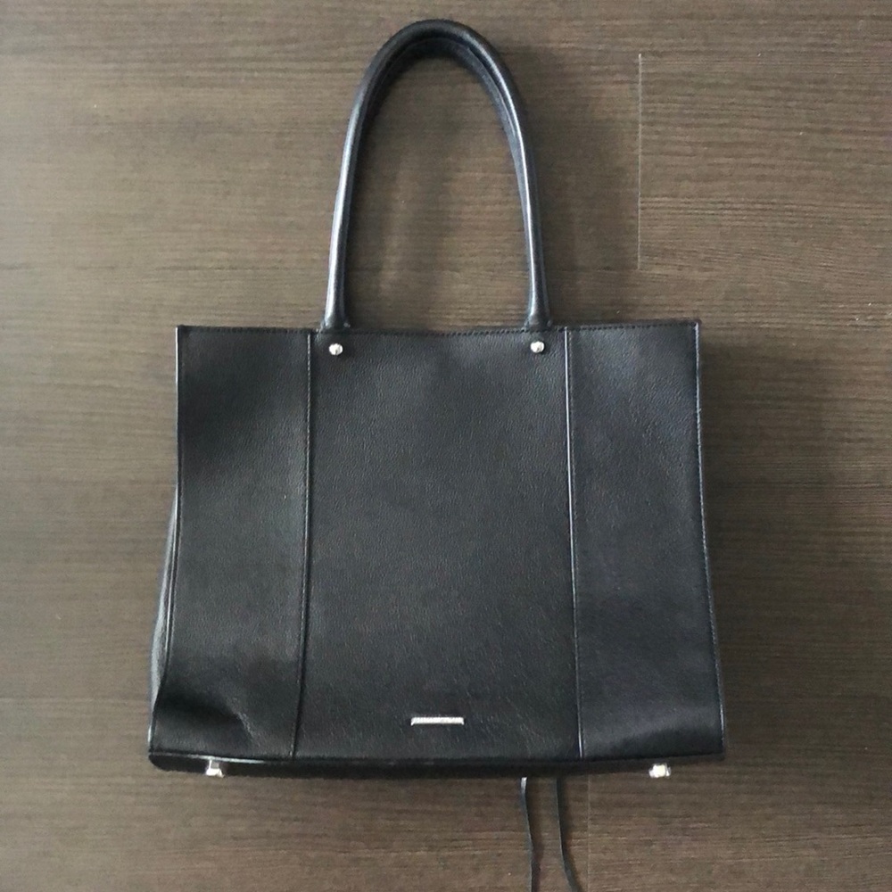 Rebecca Minkoff Black Leather Tote Bag